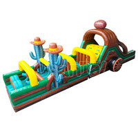 Château gonflable commercial Cactus, aire de jeux gonflable, jeux de saut pour enfants, parcours d'obstacles, Moon Jump gonflable