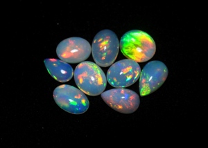 Ópalo Etíope de Calidad Superior, Corte Oval Cabujón, Gema Natural Multifuego, Piedra de Nacimiento de Octubre, Suelta para Joyería - Product Image 2