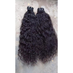 Extensiones de Cabello Humano Virgen Remy de Doble Trama, Crudo de Templo Indio, Liso, Listo para Decolorar, Calidad Premium para Máquina - Product Image 3