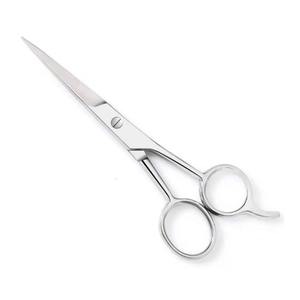 Tijeras de Peluquería Profesionales de Acero Inoxidable al por Mayor con Mango de Goma para Corte en Seco y Deslizante, Suministros para Salón de Belleza - Product Image 1