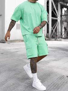 Conjunto de Camisa y Pantalón Deportivo Casual de 2 Piezas para Hombre, Verano 2026, Marca AGNI INDUSTRY, Ligero, Poliéster/Spandex, Secado Rápido, Última Tendencia - Product Image 4