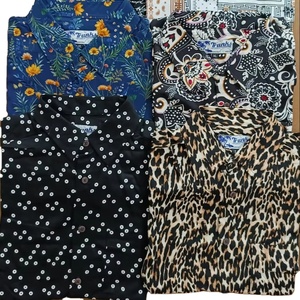 Chemise décontractée à col montant rétro pour homme Nouvelle arrivée Été Plus 2XL-6XL Tailles 100% coton Écologique Anti-froissement - Product Image 4