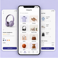 WISE HUSTLERS Aplikasi Seluler E-Commerce Keuangan Bisnis Cerdas Profesional untuk Perusahaan, Stok Multi-bahasa MAC/Linux