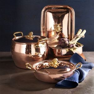 Multipurpose Copper Cooking Saucepan with Lid for Home Kitchen Restaurant Hotel Use Heavy Duty Build Gas Stove Durable Finish - Product Image 5