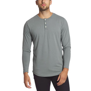 Men's Business Casual Button <b>Long</b> <b>Sleeve</b> T-Shirt Summer Comfortable Top Full <b>Sleeve</b> Outwear <b>Base</b> <b>Layer</b> Casual Shirts - Product Image 3