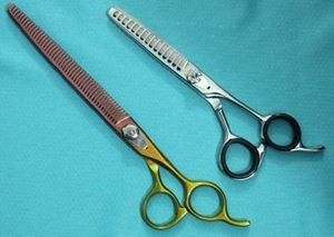 <b>Set</b> of <b>Barber</b> and Thinning Razor Scissors Hair Cutting Scissors Professional <b>Barber</b> Shaving Shears - Product Image 1