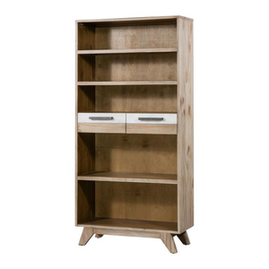 SOHO Collection Modern Design Good Price <b>Solid</b> <b>Wood</b> <b>Bookcase</b> 1850Mm Height Home Furniture for Apartment From Vietnam - Product Image 1