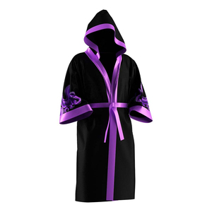 Robes de boxe respirantes en polyester, coupe ample, vêtements de sport, design personnalisable, logo, robe et tenue de MMA – Grande Vente - Product Image 6