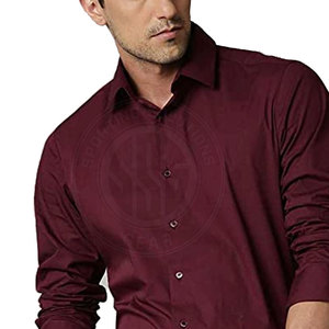 Chemise classique à boutons Coupe ajustée Manches longues Tissu respirant Style moderne pour homme - Product Image 4