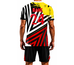 Adult Soccer Uniforms <b>Custom</b> Team Uniform Set Quick Dry Breathable Spandex/Polyester Football Jersey Premium Quality Crew Neck - Product Image 2