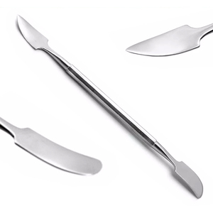 Espátula de Mezcla Dental de Acero Inoxidable Gritman, Doble Extremo, 19 cm, Manual, para Cera y Modelado, Instrumentos de Laboratorio para Dentistas - Product Image 1