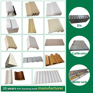 Fabricante de moldes personalizados PVC Wpc espuma puerta Panel decoración marco coextrusión molde resina goma forma troquel al por mayor - Product Image 2
