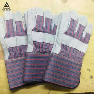 Gants de travail AIFRAN en cuir de vachette pleine fleur, robustes, pour ébénistes canadiens, réfléchissants, résistants aux coupures, antidérapants, pour la soudure, vente en gros - Product Image 5