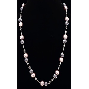 Collier pendentif Mala de créateur de qualité supérieure avec perles pour femme, bijoux tendance pour mariage - Product Image 1