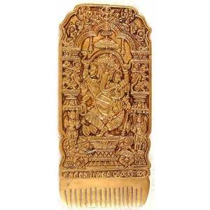 รูปปั้นพระพิฆเนศทองเหลืองขนาด6นิ้วแบบย้อนกลับทำในอินเดีย - Product Image 1