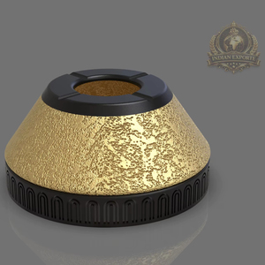 Cendrier de table rond en aluminium sans fumée, design de luxe, style américain, pour la maison, l'hôtel, la voiture et les restaurants - Product Image 1