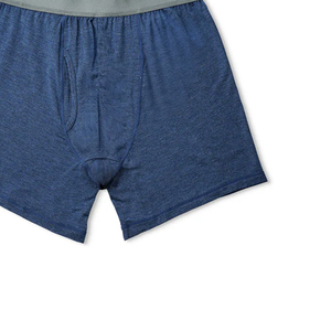 Hot OEM Service Men Underwear <b>Polyester</b>/Cotton High-Rise Breathable Comfortable Plain Dyed Digital Printing Sports Brief <b>Boxers</b> - Product Image 4
