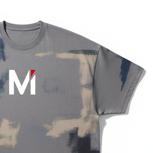 เสื้อยืดทรงบ็อกซี่ผู้ชาย ผ้าคอตตอนหนานุ่ม ทรงหลวม สไตล์สตรีทแวร์  เรียบง่าย  รับสกรีนลายกราฟิกตามสั่ง - Product Image 2