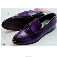 Chaussures habillées de luxe élégantes pour hommes de haute qualité en faux cuir italien PU cuir non animal design plat pour le style automne été