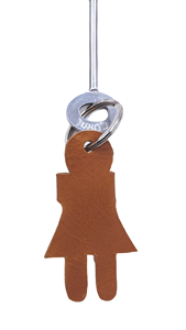 Leather Cartoon Keychain Irregular Shape Durable Metal <b>Ring</b> <b>Key</b> Accessory - Product Image 2