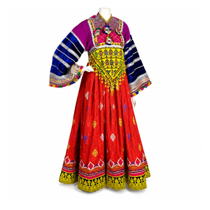 Precios al por Mayor de los Últimos Vestidos Afganos Vintage Kuchi, Estilo Étnico Tribal Afgano, Vestidos Largos para Mujer, Vestido Afgano - Product Image 1