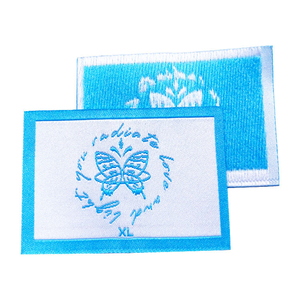 ป้ายทอแบบใหม่ล่าสุดปี 2026 ป้ายติดเสื้อผ้าทรงตรงทันสมัย ป้ายทอขนาดสั่งทำได้ - Product Image 6