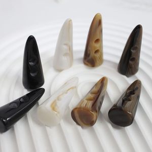Botones de Cuerno de Búfalo Hechos a Mano, Modernos, de 2 Agujeros, 100% Naturales, Ecológicos, para Ropa, Forma Natural, Navidad, Año Nuevo, Uttar - Product Image 3