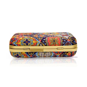 Sac à main tendance pour femme, imprimé fleurs, pochette de soirée, sac à main de luxe avec chaîne détachable pour femme - Product Image 6