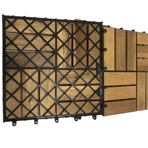 Baldosas de Madera para Terraza, Antideslizantes, Estilo Contemporáneo, Encaje Entrecruzado, Acabado Mate, Superficie Aceitada, Garantía de Más de 5 Años, Impermeables para Exteriores - Product Image 4