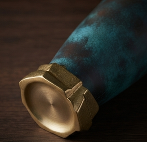 Shaker à cocktails durable de taille moyenne, design fonctionnel avec patine durable, fabriqué en Inde, fabricant de shakers à cocktails - Product Image 4