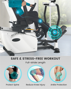 Rehabilitation Recumbent Cross Elliptical Trainer Exercise Machine Supply for <b>Physical</b> Therapy Use - Product Image 5
