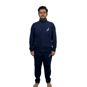 Ensemble de survêtement sportif d'hiver pour homme, léger, imprimé, qualité supérieure, 100% coton, molleton polaire - Product Image 4