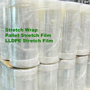 High Quality and Low Cost Transparent PE Stretch Film Stretch Transparent Waterproof Plastic Sheet Film Rolls - Product Image 5
