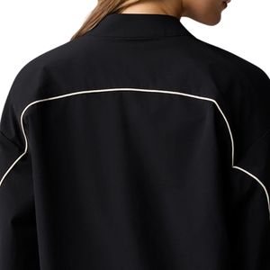 Chaqueta Casual Ligera para Mujer, Negra, con Cierre Completo, Manga Larga, Cuello Alto, para Viajes Diarios y Uso al Aire Libre - Product Image 4