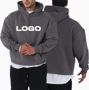 Sudadera con Capucha Extra Grande para Hombre, Informal, de Invierno, 100% Algodón, con Bolsillo - Product Image 3
