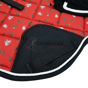 ชุดแผ่นรองอานม้าลายเสือดาวแบบ Crossedge พร้อมซับในระบายอากาศและตาข่ายกันเสียงพร้อมลายพิมพ์แฟชั่นตามสั่ง - Product Image 4