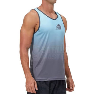 เสื้อกล้ามสำหรับผู้ชายใส่วิ่งและเล่นกีฬาผ้าฝ้าย100% ระบายอากาศได้ดีสวมใส่ในฤดูร้อนสวมใส่สบายแบบแอกทีฟปรับแต่งได้ - Product Image 5