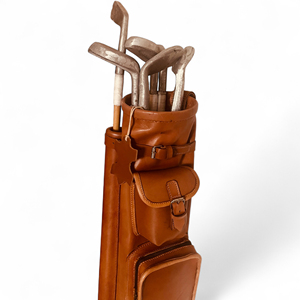 New Arrival Handmade Full Grain Leather <b>Golf</b> Club Polo Bags For Sale Wholesale Customized Leather <b>Golf</b> Carry Bags With Pockets - Product Image 2