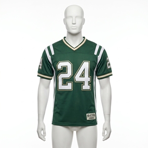 Maillot de football américain vert pour homme, personnalisé, taille 24, vêtements de sport, uniforme d'équipe, tenue de performance, vente en gros - Product Image 3