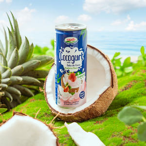 Produits les plus vendus 100% végétalien Boisson au cocogurt saveur fraise 250ML Fabricant vietnamien Lait de coco naturel avec prébiotiques - Product Image 3