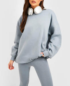 Venta al por mayor de ropa deportiva con logotipo personalizado Sudadera con capucha Ropa de entrenamiento y jogging Chándales Jogger Mujeres Conjuntos de 2 piezas Trajes de chándal Conjunto de motorista - Product Image 2