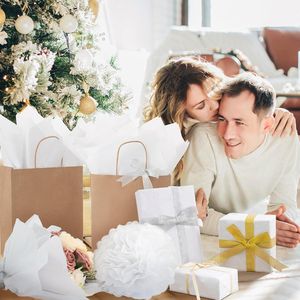 Sacchetti Regalo in Carta Velina Bianca, 115 Fogli, 14 x 20 Pollici, Confezione Multipla per Confezionamento Regali - Product Image 2