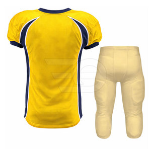Uniforme de football américain personnalisé pour équipe, manches courtes, léger, respirant, vêtements de sport pour l'entraînement des joueurs, pour hommes - Product Image 2