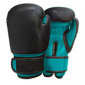 Guantes de Boxeo Profesionales de Cuero Vacuno al por Mayor, Guantes de Sparring de Venta Caliente para Entrenamiento de Boxeo, 14 oz, Antideslizantes, con Cordones - Product Image 3