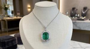 Collar Gargantilla Estilo Europeo con Corte Esmeralda Ortodoxo, Plata de Ley 925, Regalo de Compromiso, Lujoso para Fiestas, Cadena con Colgante - Product Image 5