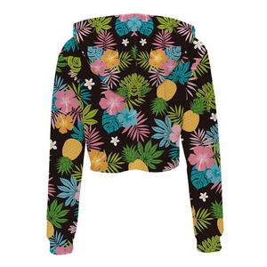 Custom Wholesale <b>Long</b> <b>Sleeve</b> Women <b>Top</b> Pullover Hoodies Crop Hoodies for Women - Product Image 2