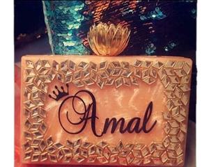 El Regalo de Boda Perfecto: Bolso de Novia Artesanal de Resina Epoxi con Bordado Indio Personalizado - Product Image 4