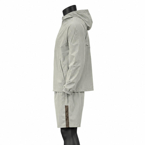 Produit tendance : Ensemble short coupe-vent respirant pour l'été, 100 % nylon, à prix réduit - Product Image 3