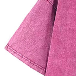 Camiseta de Hombre 100% Algodón, Corte Holgado, Lavado Ácido, Estampada, con Logotipo Personalizado en Color, 180g, Transpirable, Alta Calidad, Venta al Por Mayor - Product Image 5