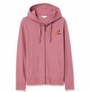 Sweat à capuche zippé de luxe en coton uni 380-500 g/m² pour homme, personnalisé, coupe oversize, streetwear, lourd, pour hommes - Product Image 4
